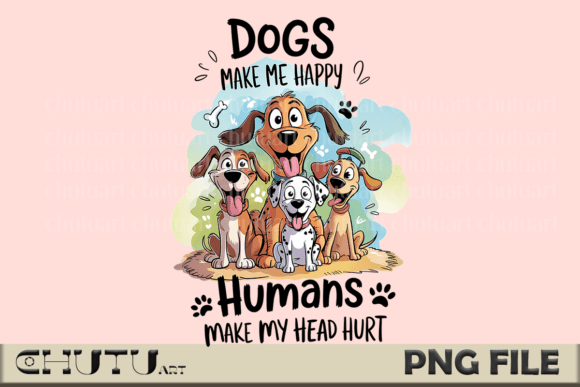 Download Funny Dog Lover PNG – Humans Stress Me - Dog lover Collection