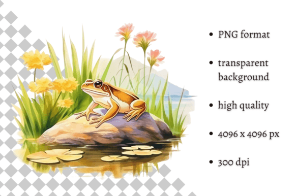Download Watercolor Frog Illustration - Frog Collection