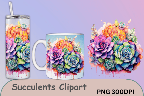 Download Succulent Clipart Sublimation - Succulent clipart Collection