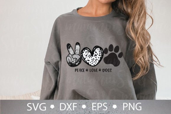Download Peace Love Dogs Svg, Dog Lover Svg - Dog lover Collection