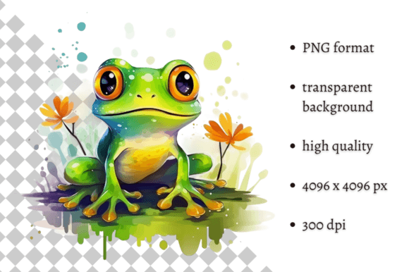 Download Watercolor Frog Illustration - Frog Collection