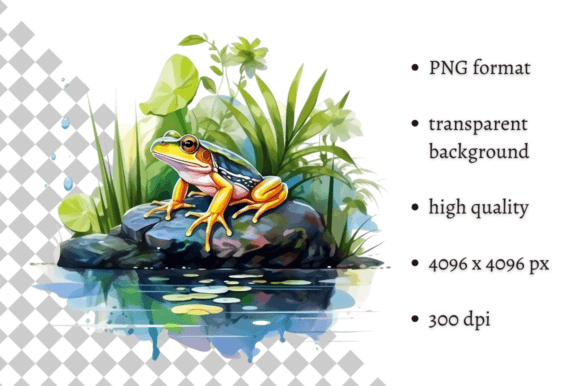 Download Watercolor Frog Illustration - Frog Collection