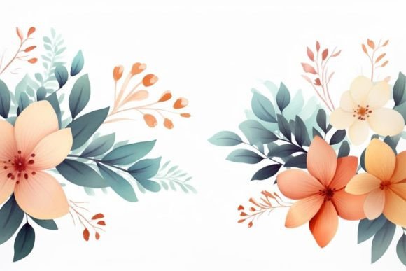 Download Garden Scene Illustration Floral Decor - Premium Bundle