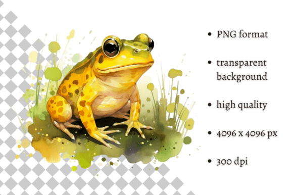 Download Watercolor Frog Illustration - Frog Collection