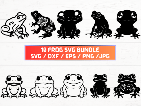 Download Frog SVG, DXF, EPS, JPG, PNG - Frog Collection