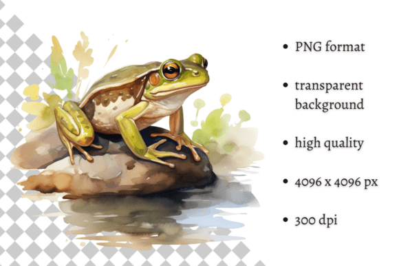 Download Watercolor Frog Illustration - Frog Collection