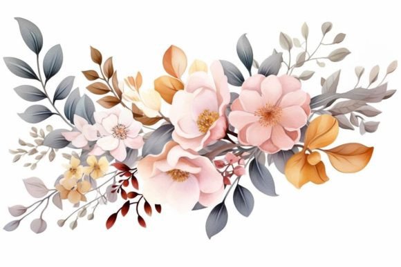 Download Garden Scene Illustration Floral Decor - Premium Bundle