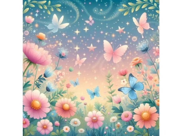 Download A Magical, Enchanted Garden Scene with F - Premium Resources