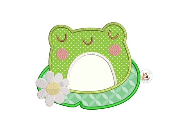 Download Frog Monogram Applique Embroidery Design - Frog Collection