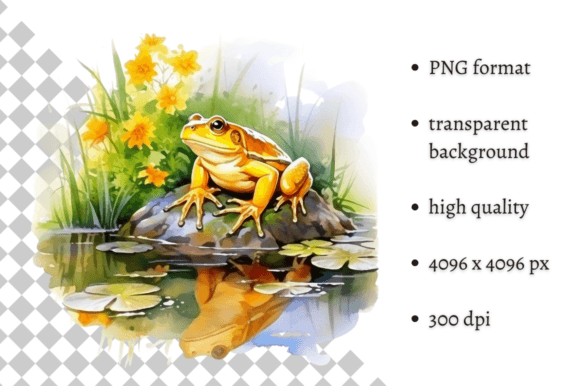 Download Watercolor Frog Illustration - Frog Collection